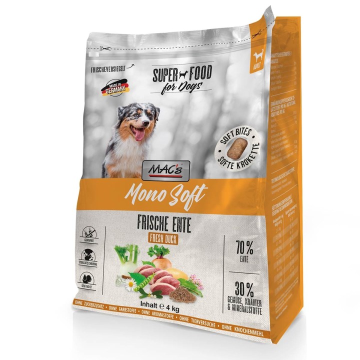 MAC's Dog Mono Soft Frische Ente 4 kg