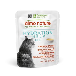 Almo Nature Hydration Help Brühe Hühner Filet 24x50g