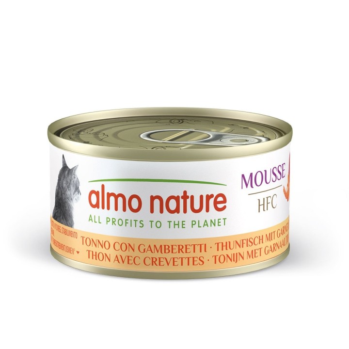 Almo Nature HFC Mousse Thunfisch mit Garnelen 24x70g