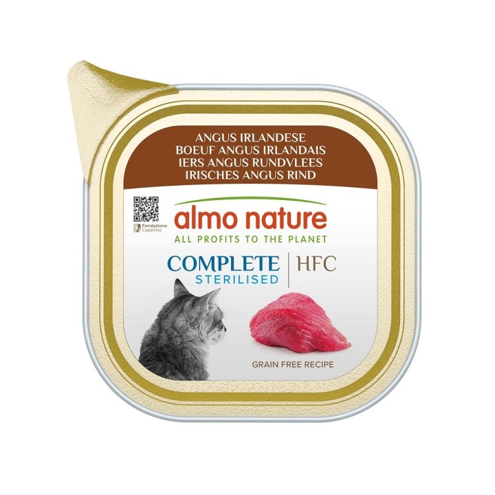 Almo Nature Complete Sterilised Irisches Angus Rind 17x85g