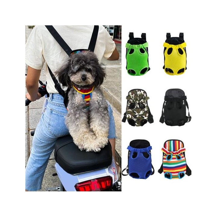 Katzentrage-Rucksack, Haustier-Vorder- und Rückentrage, zum Wandern, Reiten, Outdoor-Aktivitäten, tragbarer Haustier-Reise-Ru