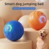 Beweglicher Hundeball mit LED-Licht, bissfest, kompaktes Design, per USB wiederaufladbar, intelligente Aktivierung, wackelige