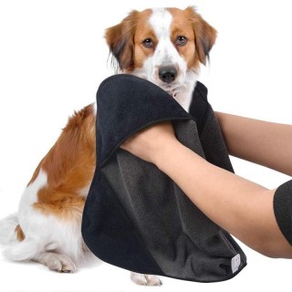 Mikrofaser-Handschuhe für Haustiere – saugfähige Bade- und Reinigungstücher für Hunde 40*71cm