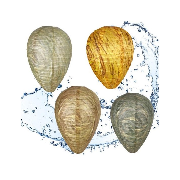 Wespennest-Lockvogel, zum Aufhängen, Bienenabwehr, Papierlaterne, 22 x 28 cm, Antrieb, Bienenstock, Wirbeltuch, umweltfreundl