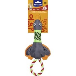 Vitakraft Activity Ente mit Quietscher, Oxford für Hunde