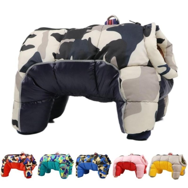 Haustier-Hundekleidung, kältebeständige Winterkleidung, verdickte warme Baumwollkleidung, Teddybär- und Welpen-Vierbeinkleidu