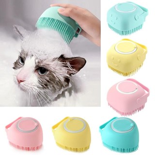 2 Teile/los Haustier Bad Massage Handschuhe Pinsel Weiche Silikon Pflege Kamm Haustier Zubehör für Hunde Katzen Badezimmer re