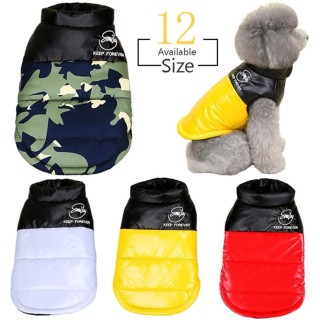 S-9XL Winter-Hundekleidung für kleine, mittelgroße und große Hunde, Jacke, Weste, wasserdichter Welpenmantel, Chihuahua, fran