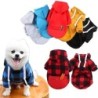 Solide Hunde-Kapuzenpullover, Haustierkleidung mit Tasche, warme Winter-Hundekleidung für kleine, mittelgroße und große Hunde
