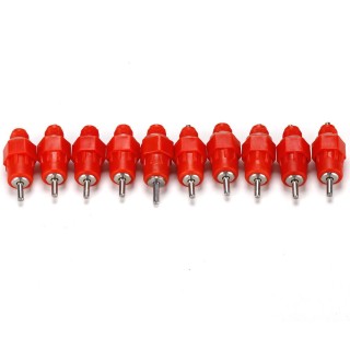10 Pcs Push Nippel Tasse Geflügel Huhn Vogel Wachtel Trinker Waterer