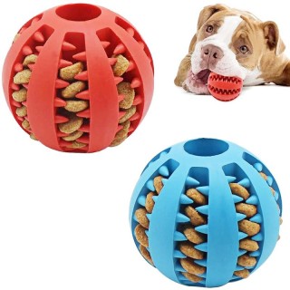 7CM/5CM Hunde Ball Interaktives Spielzeug Hund Kauen Spielzeug Zahn Reinigung Elastizität Hund Spielzeug Gummi Pet ball Spiel