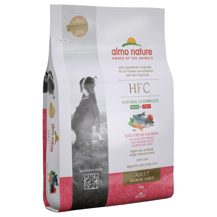 Almo Nature HFC Adult Hund M-L Lachs - 8 kg