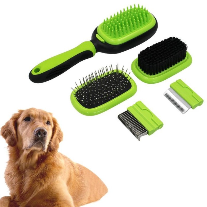 5 IN 1 Hunde Haar Entfernung Kamm Sets Haar Deshedding Trimmer Kämme Haustiere Pflege Werkzeug Pflege Pinsel Deshedding Kamm
