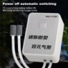 Aquarium-Luftpumpe, wiederaufladbar, mit zwei Ausgängen, Sauerstoffpumpe für Aquarien, Bubbler, Mini-Hydroponik-Aquarium-Belü