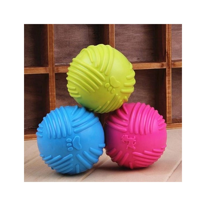 Haustier-Hundekatzen spielen Gummiball-Welpen-Wurf-Teaser, der Fetch-Kaubiss-Spielzeug spielt One Size