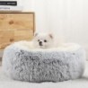 Donut-Hundebett für große Hunde, Plüschbetten, Haustiere, rundes Zubehör, kleiner Korb, Sofakörbe, Haustier, großes Kissen, Z