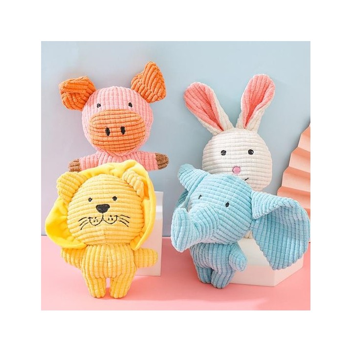 Eingebaute Stimme Biss resistent Weichem Plüsch Ferkel Löwen Form Haustier Frühen Pädagogisches Spielzeug Little Pig