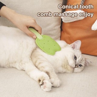 1/2 Stück doppelseitige Tierhaarbürste Hund Katze Massagebürste Welpen Kätzchen verheddert lose Haare Entfernung Kamm Pflegew