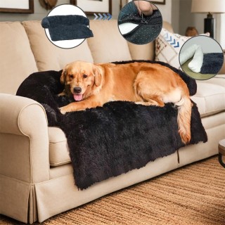 Flauschige Hundebettmatte, Hunde- und Katzensofa, Winter, warmes Haustier-Katzenbett, Katzenmatte, Tierschlafsofa, abnehmbar,