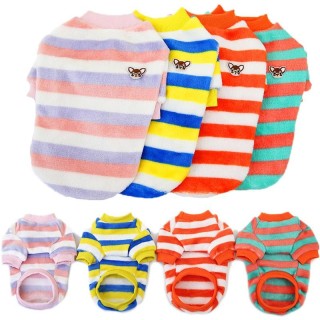 Regenbogen-Hundekleidung, warme Haustier-Weste, Hemd, Fleece, Haustier-Hundekleidung für Hunde, Kleidung, Haustiere, Hunde, K