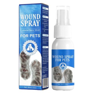 Haustier Katzen und Hunde Kleinere Hautwunden Verbrühungen, Verbrennungen, Kratzer Äußere Pflege Wundspray 30ML One Size weiß