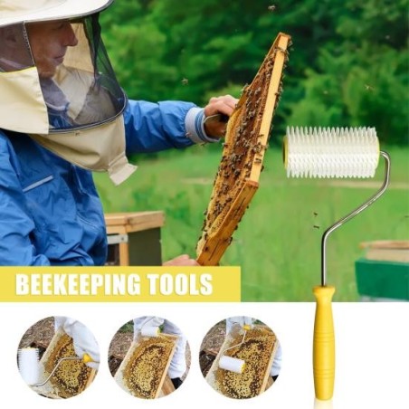 Bienenstock-Entdeckungsnadelwalze, leicht zu reinigen, langlebiges Imkerei-Werkzeug, effizientes Bienenstock-Honig-Extraktion