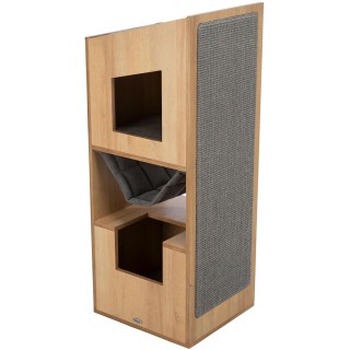 Trixie Cat Tower CityStyle braun/grau 105 cm