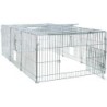 Trixie natura Freilaufgehege mit Abdeckung 216×65×116 cm
