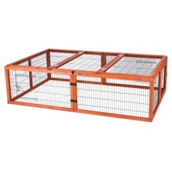 Trixie natura Freilaufgehege mit Abdeckung 174×48×109 cm