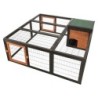 Trixie natura Freilaufgehege mit Abdeckung 150×53×150 cm