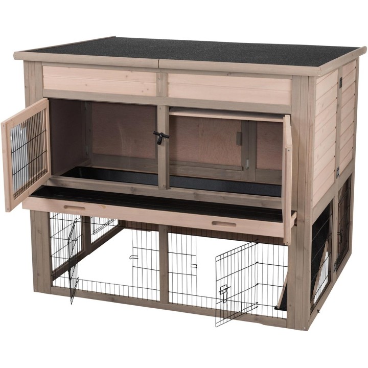 Trixie natura Kleintierstall XL mit Wärmedämmung 120×98×94 cm