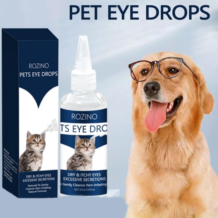 30ml Hundekatze Konjunktivitis Augentropfen Sichere und sanfte Haustier Augentropfen für Reisen Strandausflüge Camping One Si