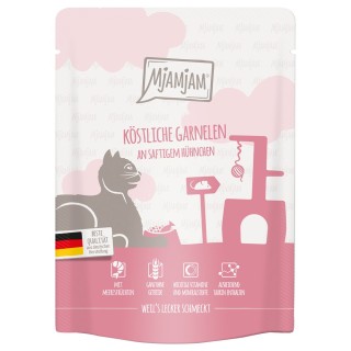 MjAMjAM Quetschie 6 x 300 g - köstliche Garnelen an saftigem Hühnchen