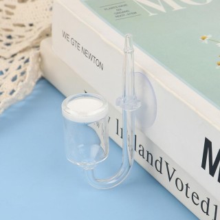 1 Stück Aquarium CO2 Diffusor Set Kohlendioxid Zerstäuber Rückschlagventil U-förmiger Anschluss Saugnapf für Aquarium gepflan