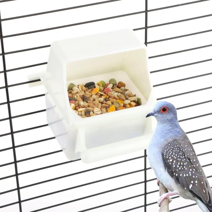 2 Pcs Vogel Feeder Kunststoff Hängen Sittich Papagei Nymphensittich Wellensittiche Kanarienvögel Lovebirds Food Dispenser Vog