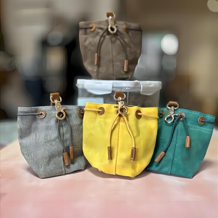 Leckerli-Tasche für Hunde, tragbar, verdickt, wasserdicht, aus Segeltuch, für das Training mit Kordelzug, Leckerli-Tasche für