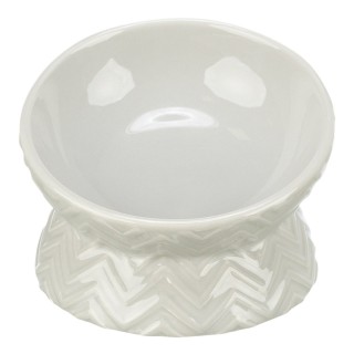 Trixie Keramik Napf erhöht helltaupe 0,15 l