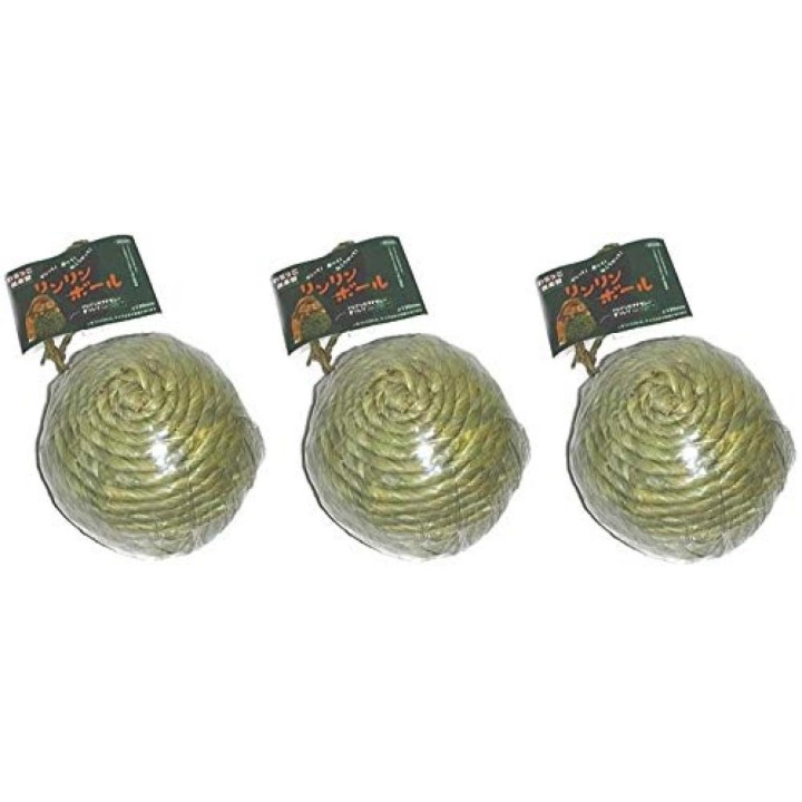 Warakko Club Kaninchenspielzeug Rinrin Ball x3 (Großeinkauf)