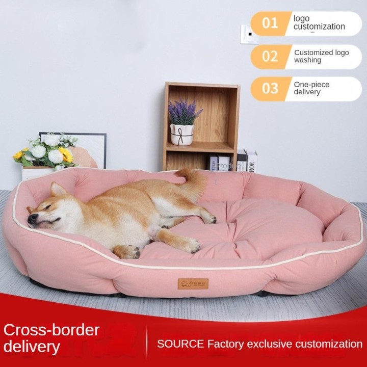 Hundehütte vier Jahreszeiten universelle kleine Hundematte Winterhundehütte Haustierhütte S-40-30-10