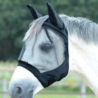 Busse Fliegenmaske FLY BUCKLER GAP II - schwarz