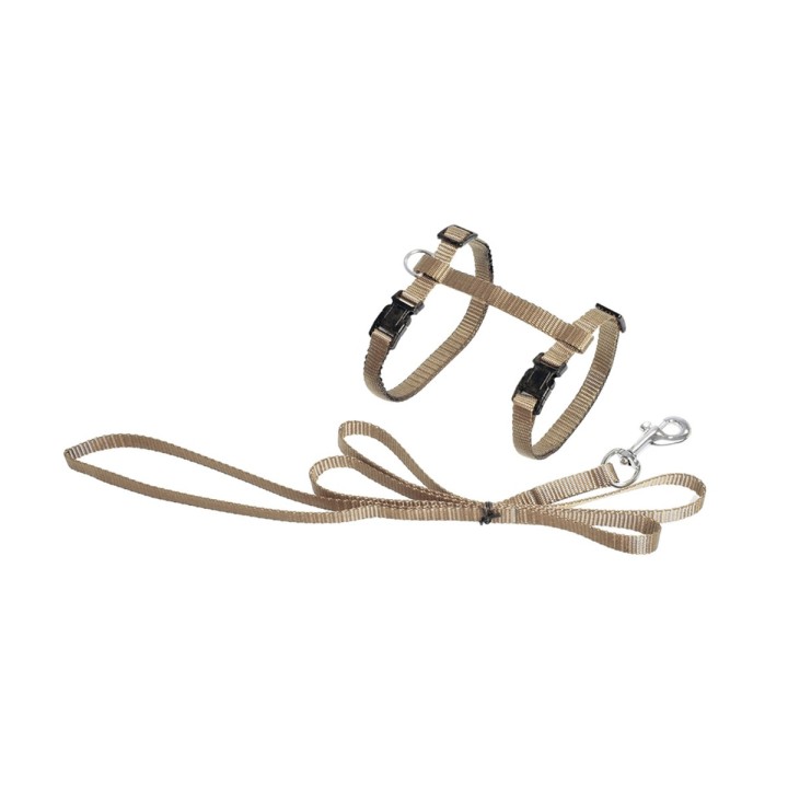 Karlie Katzengeschirr und Leine 110 cm Beige