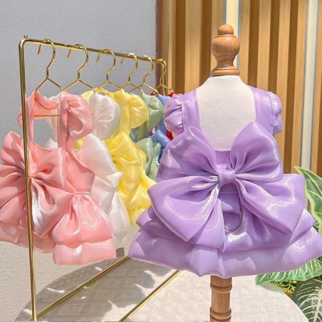 Hochzeitskleid für Haustiere, Hunde- und Katzenbekleidungsbedarf, hängende Traktion, Teddy, Bigbear, französischer Kampf, Frü