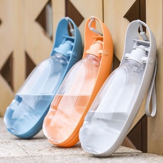 Tragbare Hundewasserflasche für kleine und große Hunde, faltbarer, leichter Trinknapf, für Reisen im Freien, Spazierengehen,