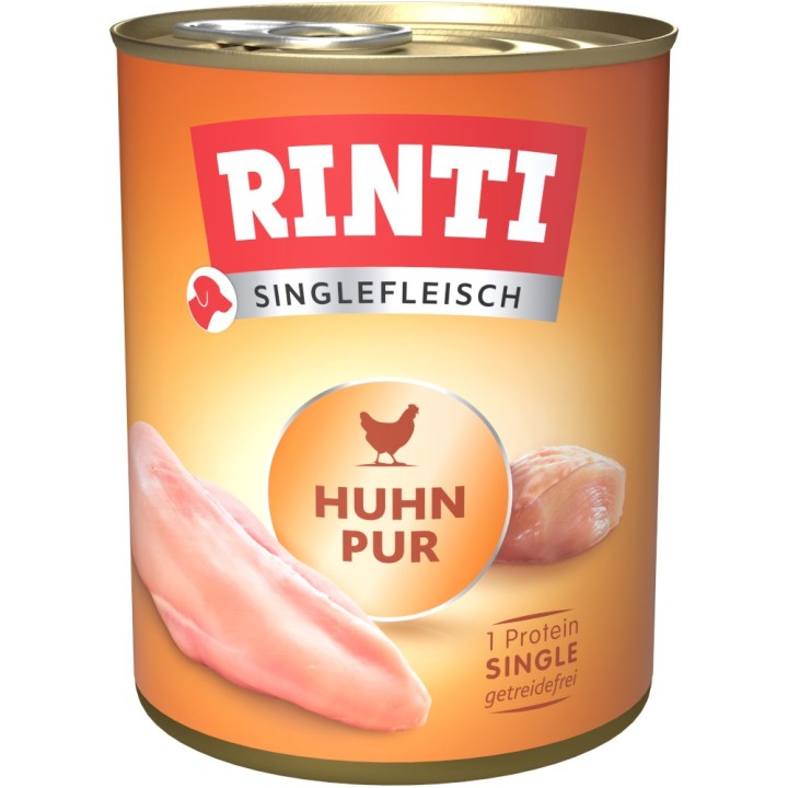 RINTI Singlefleisch 6 x 800 g - Huhn pur