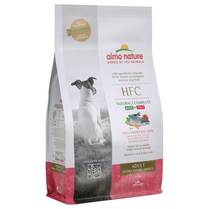 Almo Nature HFC Adult Hund XS-S Lachs - 1,2 kg