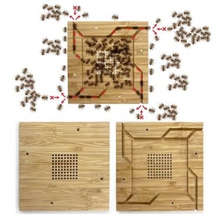 Bienenstock-Fluchtbrett, quadratisches Bienen-Fluchtbrett aus Holz, Bienenstock-Innenabdeckung, belüftetes Fluchtbrett für St