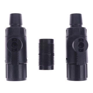 Fisch Aquarium Schlauchventil Rohrventil Schnellverschluss-Anschlussadapter Large