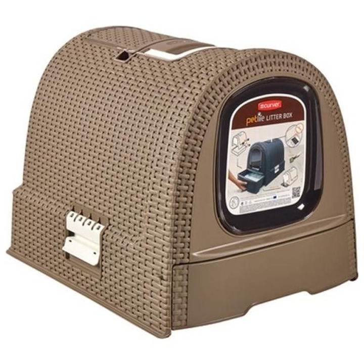 Curver Katzentoilette 51x38,5x39,5 cm mocca