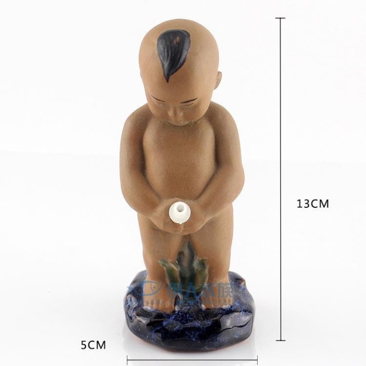 Aquariumdekor: Bonsai-Landschaftskunstwerk mit Engelmotiv für Aquarien