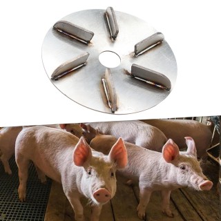 Tierhaarentferner für Schweine, Metall-Entfernungsscheibenschaber für die Schlachtfamilie 6 Gears